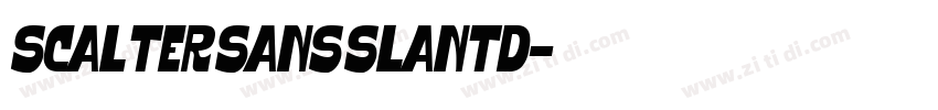 Scalter Sans Slantd字体转换 Scalter Sans Slantd字体转换